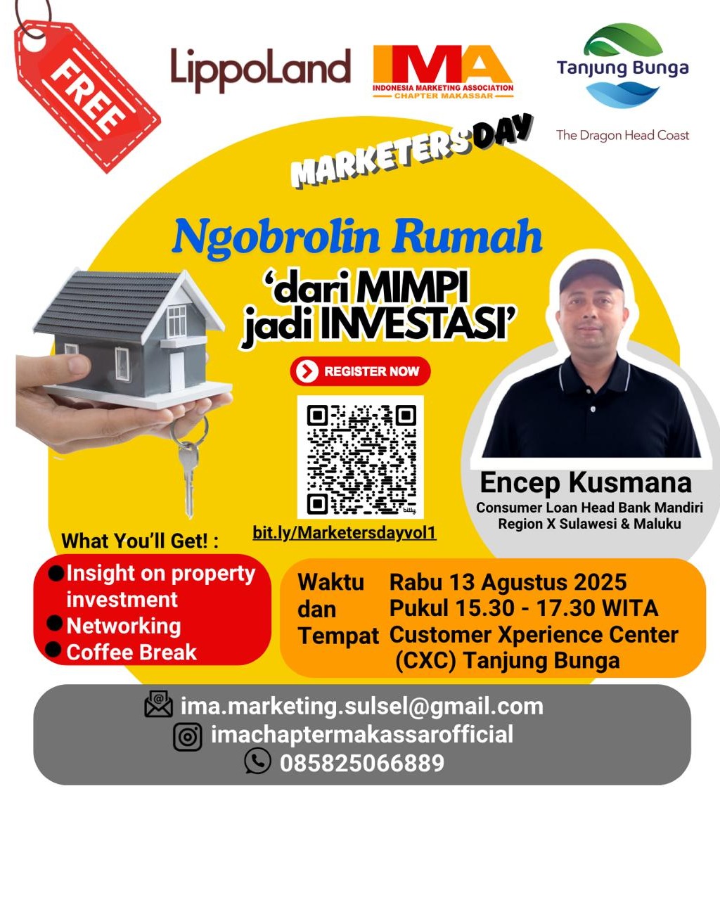 MarketersDay: Ngobrolin Rumah Dari Mimpi Jadi Investasi 2025 Event Poster