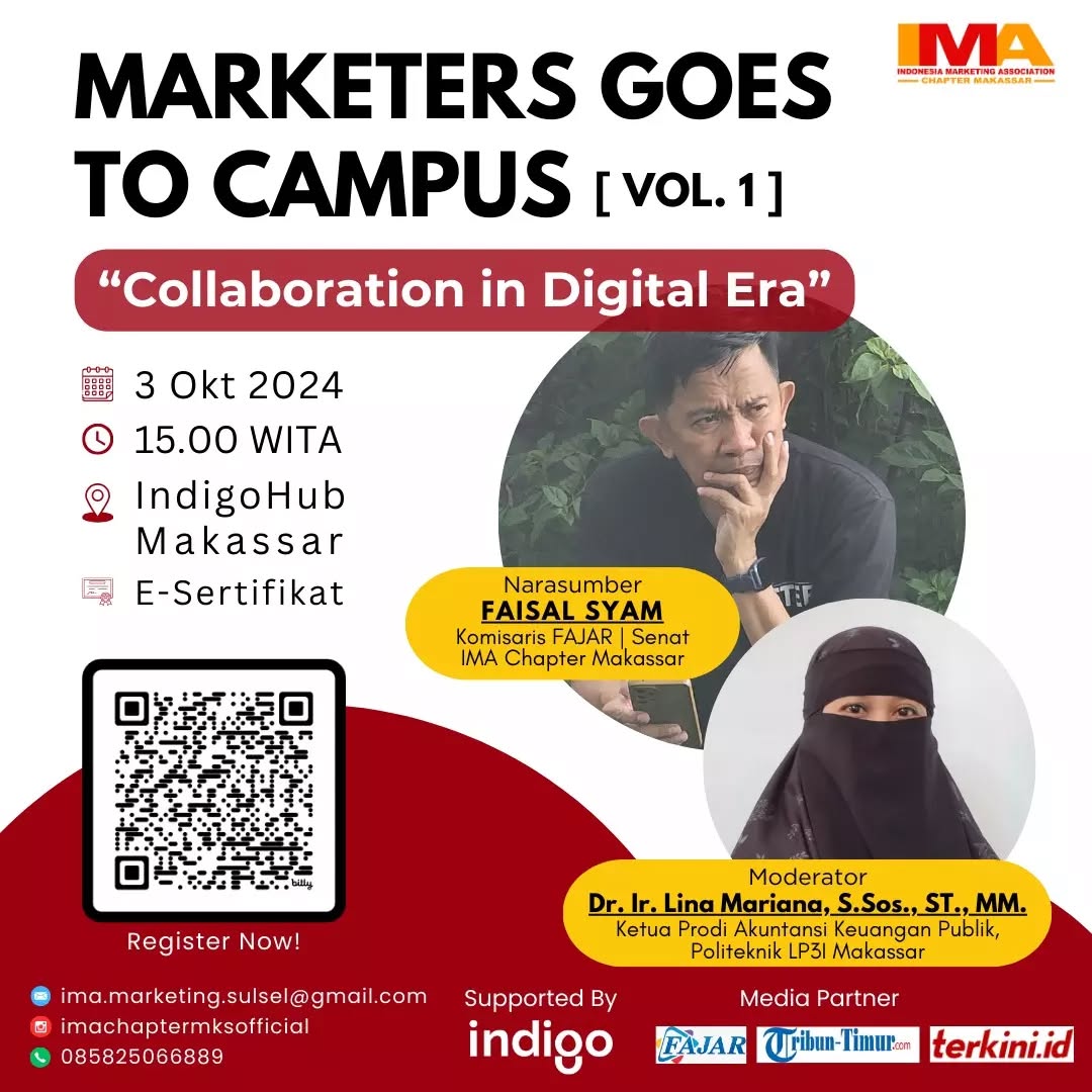 Marketers Goes To Campus [Vol. 1]: Collaboration in Digital Era 2024 event poster