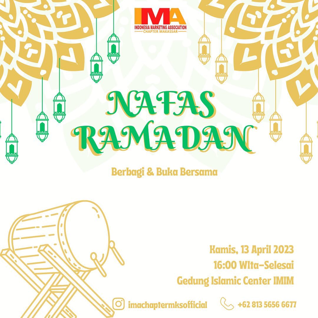 Nafas Ramadhan IMA: Berbagi dan Buka Bersama 2023 Nafas Ramadhan IMA: Berbagi dan Buka Bersama 2023 Event Poster